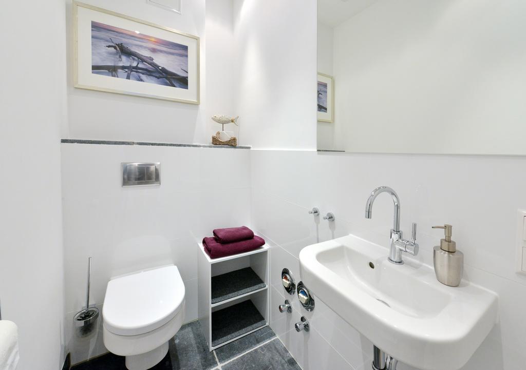 Ferienwohnung Silbermoewe 萨斯尼茨 外观 照片